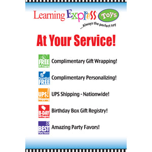 "At Your Service" Signs for Learning Express