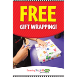"Free Gift Wrapping" Signs for Learning Express - AdVision Signs