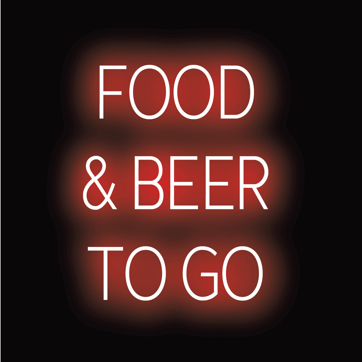 "FOOD & BEER TO-GO" LED "Neon" | AdVision Signs - Pittsburgh, PA