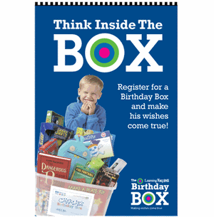 Blue "Think Inside The Box" Signs for Learning Express - AdVision Signs