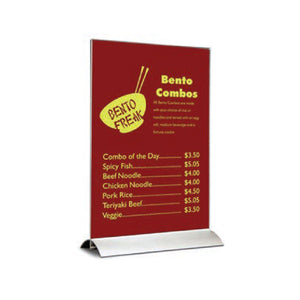 10pk of Aluminum Based Brochure Holder Frame | Vista Systems - AdVision Signs