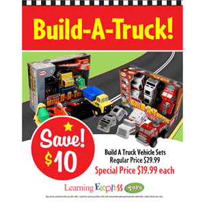 "Build A Truck" Signs for Learning Express - AdVision Signs