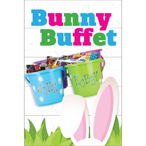 Bunny Buffett 2021 Easter Signs For Learning Express | AdVision Signs - Pittsburgh, PA