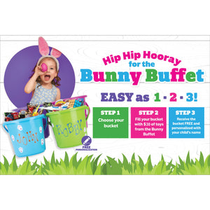 Step-By-Step Bunny Buffet Easter Signs for Learning Express