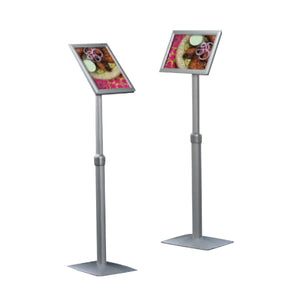 Angled Floor Stand Info-Board Frame | Vista Systems - AdVision Signs