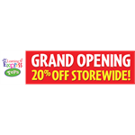 "Grand Opening 20% OFF Storewide" Signs for Learning Express - AdVision Signs