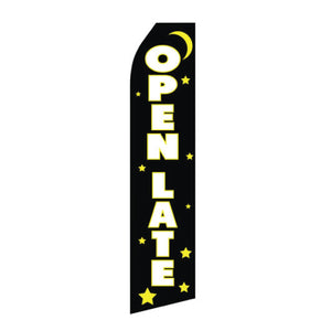 Open Late Feather Flags | AdVision Signs - Pittsburgh, PA