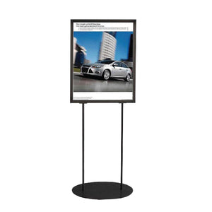 Oval Based Poster Stand Frame | Vista Systems - AdVision Signs