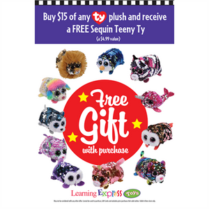 TY "Free Gift" Signs for Learning Express - AdVision Signs