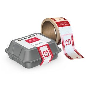 Preprinted Tamper-Evident Food Labels - AdVision Signs