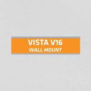 Wall Mount V16 (.71"H) Vista Family Sign Systems - AdVision Signs