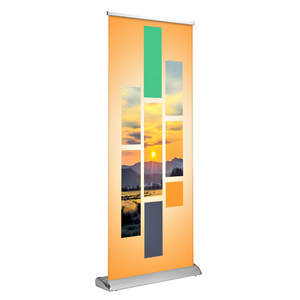 Deluxe Retractable Banner Stand 33" x 81" - AdVision Signs