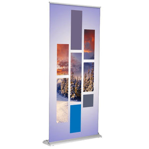 SD Retractable Banner Stand (Silver) - AdVision Signs
