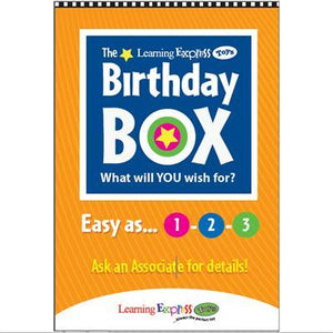 "Orange Birthday Box" Signs for Learning Express - AdVision Signs