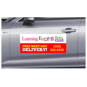 Magnetic Car Signs for Learning Express - AdVision Signs