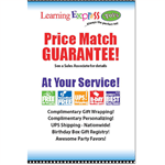 "Price Match Guarantee!" Signs for Learning Express - AdVision Signs