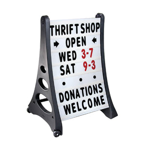 QLA® Standard Rolling Message Board Sign - AdVision Signs