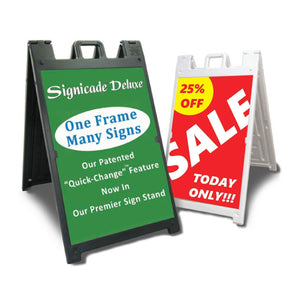 Sidewalk Sign - Signicade Deluxe 24" x 36" - AdVision Signs